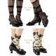 Iris Corolla Frame Square Heel Shoes(Reservation/8 Colours/Full Payment Without Shipping)